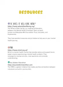 printable wellbeing and mental health journal