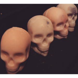 pastel skull wax melts