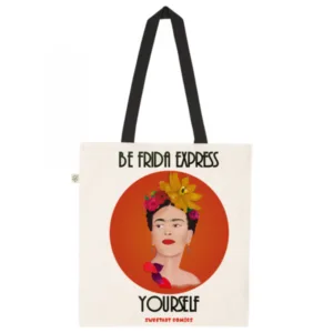 Frida Kahlo tote bag black handle