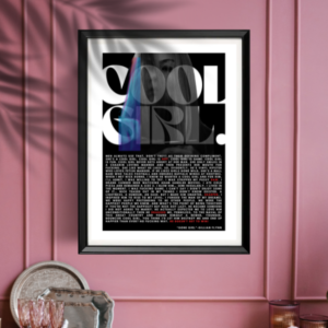 gone girl cool girl art print